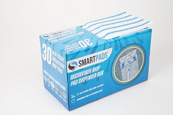 Blue Stripe, 5”x18” - SmartPads Microfiber Mop Dispenser, 30 Mops per box, as low as $11.25/box