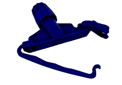 Blue, Tube Mop Adapter - Convert your existing locking pin poles for use with loop and string mops, as low as $33.15/dozen