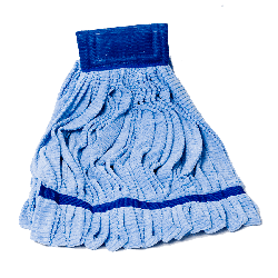Blue, 11oz, Wholesale Microfiber Tube Mops, 80% Polyester, 20% Polyamide, as low as $7.80/each