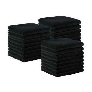 Black15x24 300 GSM Microfiber Hand Towels_hsd 