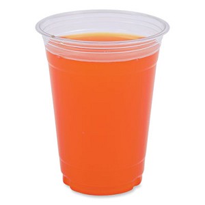 BWKPET16 BOARDWALK Clear Plastic Cold Cups, 16 oz PET 