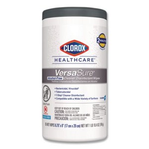 CLO31757EA Clorox Healthcare VersaSure Cleaner Disinfectant Wipes 
