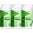CloroxPro EcoClean Disinfecting Wipes, 1-Ply, 8 x 7, Unscented, CLO60605CT 