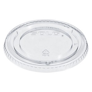 PETE Plastic Flat Cold Cup Lids, Fits 12 oz to 24 oz Cups Clear_hsd 