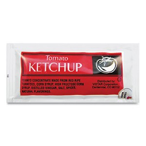 Vistar Condiment Packets, Ketchup, 0.25 oz Packet-hsd 