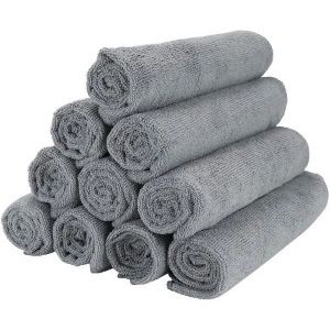 Grey 15x24 300 GSM Microfiber Hand Towels_hsd 