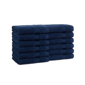 13x13 Navy Wash Cloths 1.50 Lb Host and Home_Hsd 